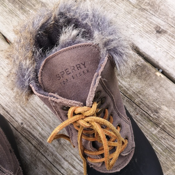 Sperry Top Sider fur and fleece waterproof boots - Picture 3 of 13